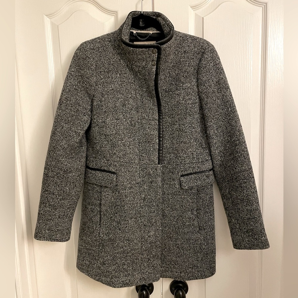 Grey twill coat